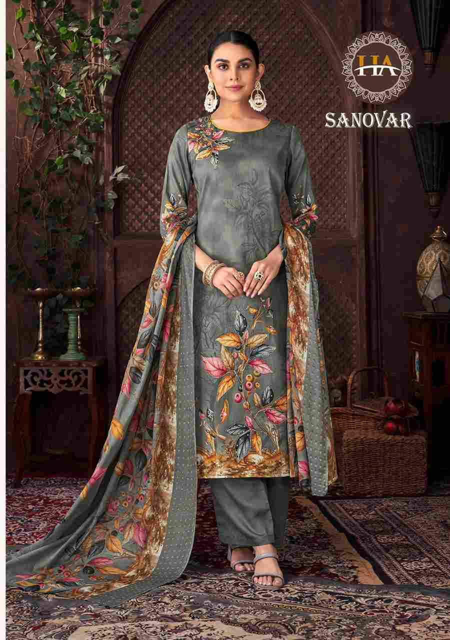 Sanovar By Harshit Fashion Hub 1754-001 To 1754-006 Series Beautiful Festive Suits Stylish Fancy Colorful Casual Wear & Ethnic Wear Pure Jam Cotton Print Dresses At Wholesale Price