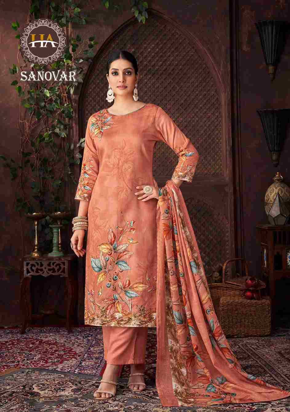 Sanovar By Harshit Fashion Hub 1754-001 To 1754-006 Series Beautiful Festive Suits Stylish Fancy Colorful Casual Wear & Ethnic Wear Pure Jam Cotton Print Dresses At Wholesale Price