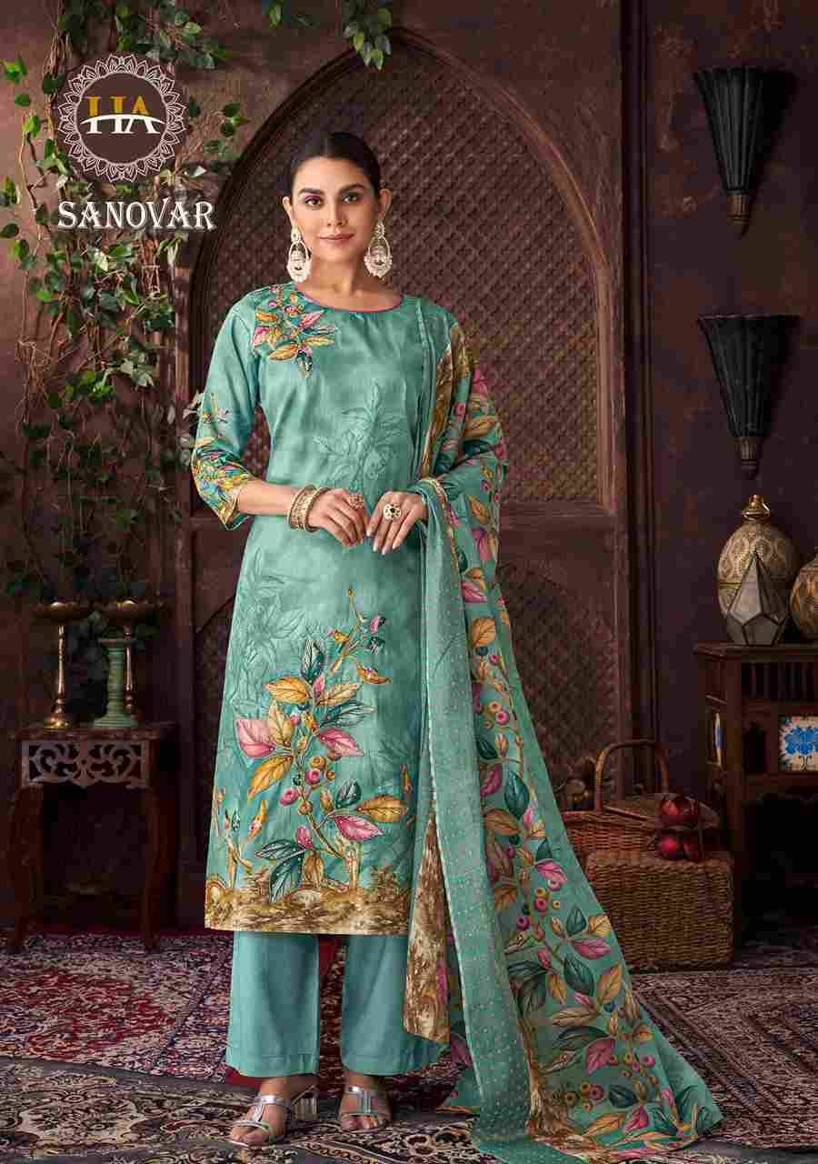 Sanovar By Harshit Fashion Hub 1754-001 To 1754-006 Series Beautiful Festive Suits Stylish Fancy Colorful Casual Wear & Ethnic Wear Pure Jam Cotton Print Dresses At Wholesale Price