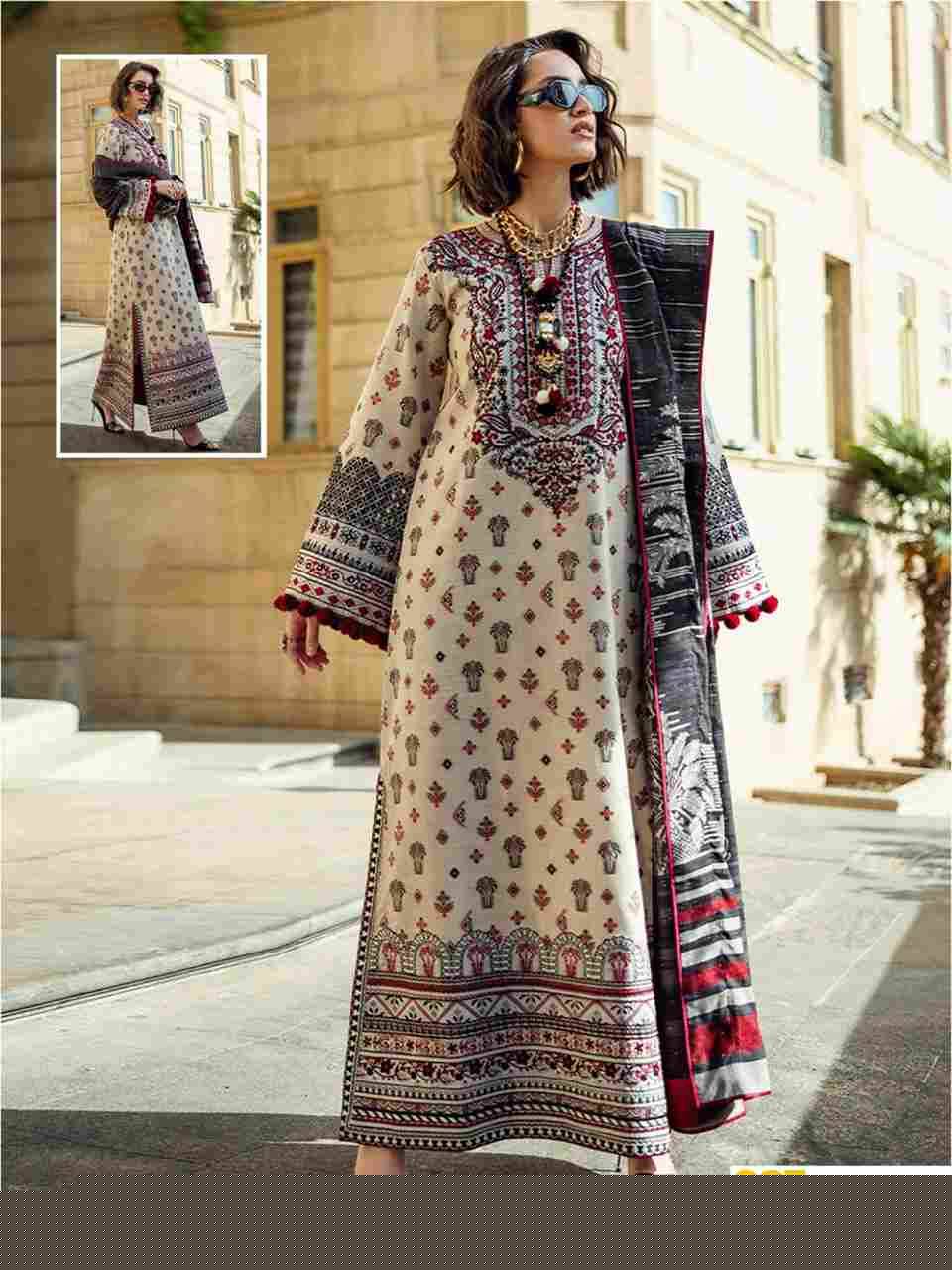 Saira Rizwan Vol-5 By Shree Om Fab 5001 To 5006 Series Designer Pakistani Suits Beautiful Fancy Stylish Colorful Party Wear & Occasional Wear Pure Lawn With Embroidery Dresses At Wholesale Price