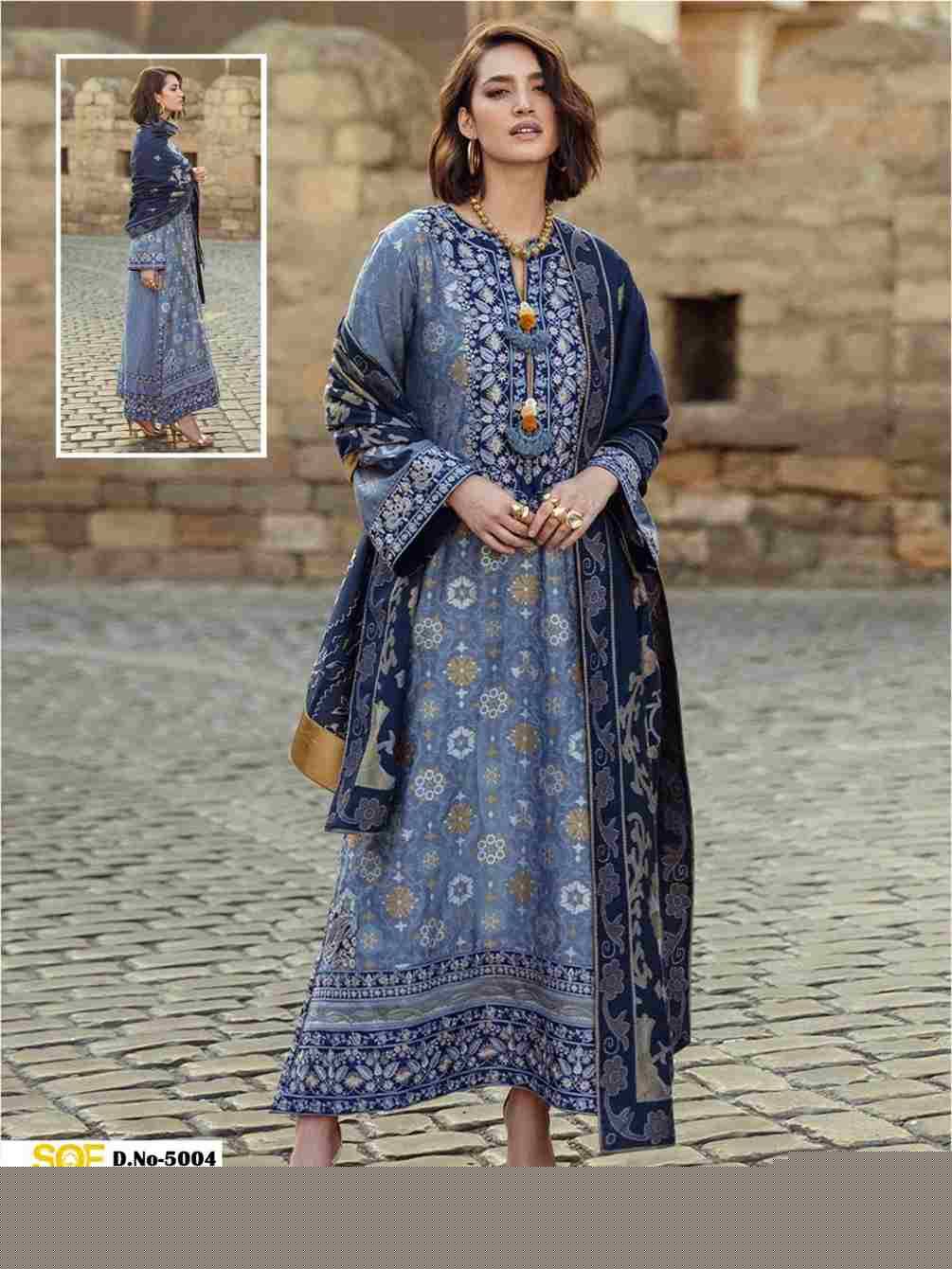 Saira Rizwan Vol-5 By Shree Om Fab 5001 To 5006 Series Designer Pakistani Suits Beautiful Fancy Stylish Colorful Party Wear & Occasional Wear Pure Lawn With Embroidery Dresses At Wholesale Price