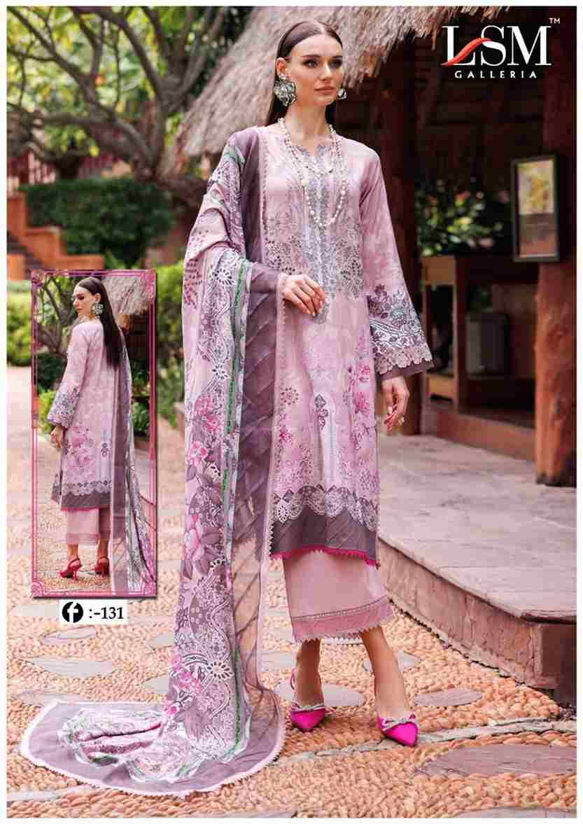 Firdous Queen Vol-13 By Lsm Galleria 131 To 136 Series Beautiful Stylish Festive Suits Fancy Colorful Casual Wear & Ethnic Wear & Ready To Wear Pure Lawn Print Dresses At Wholesale Price