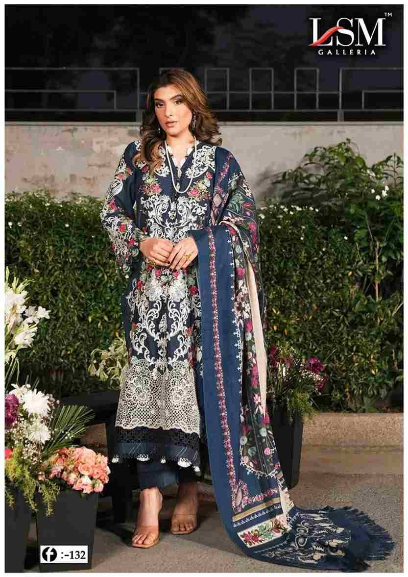 Firdous Queen Vol-13 By Lsm Galleria 131 To 136 Series Beautiful Stylish Festive Suits Fancy Colorful Casual Wear & Ethnic Wear & Ready To Wear Pure Lawn Print Dresses At Wholesale Price