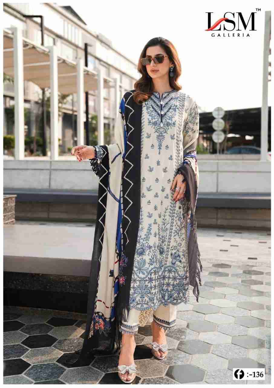 Firdous Queen Vol-13 By Lsm Galleria 131 To 136 Series Beautiful Stylish Festive Suits Fancy Colorful Casual Wear & Ethnic Wear & Ready To Wear Pure Lawn Print Dresses At Wholesale Price
