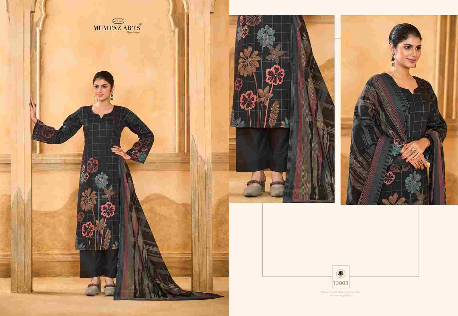 Rubina By Mumtaz Arts 13001 To 13004 Series Beautiful Festive Suits Colorful Stylish Fancy Casual Wear & Ethnic Wear Pure Jam Satin Print With Work Dresses At Wholesale Price