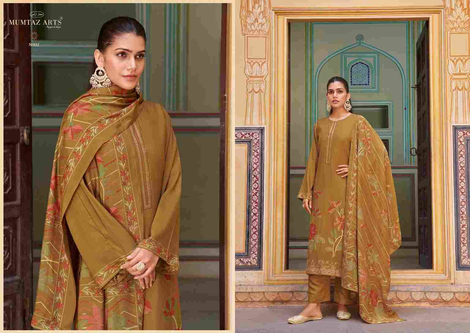 Naqsh By Mumtaz Arts 8901 To 8904 Series Beautiful Festive Suits Colorful Stylish Fancy Casual Wear & Ethnic Wear Pure Viscose Muslin Print With Work Dresses At Wholesale Price
