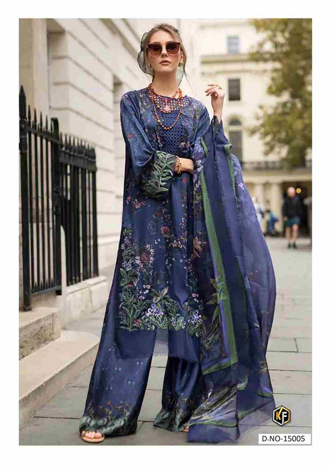 Maryum And Maria Vol-15 By Keval Fab 15001 To 15006 Series Beautiful Stylish Festive Suits Fancy Colorful Casual Wear & Ethnic Wear & Ready To Wear Heavy Cotton Print Dresses At Wholesale Price