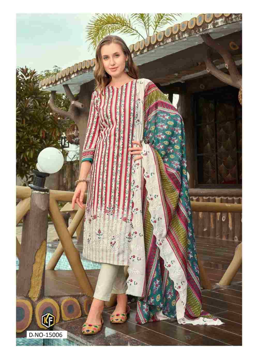 Maryum And Maria Vol-15 By Keval Fab 15001 To 15006 Series Beautiful Stylish Festive Suits Fancy Colorful Casual Wear & Ethnic Wear & Ready To Wear Heavy Cotton Print Dresses At Wholesale Price