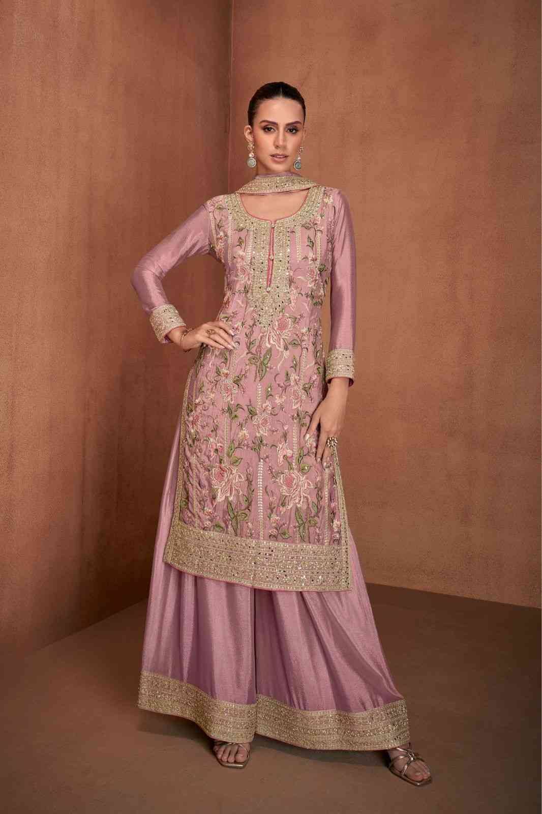 Vanya Color By Gulkayra Designer 7478-D To 7478-G Series Beautiful Sharara Suits Colorful Stylish Fancy Casual Wear & Ethnic Wear Chinnon Dresses At Wholesale Price