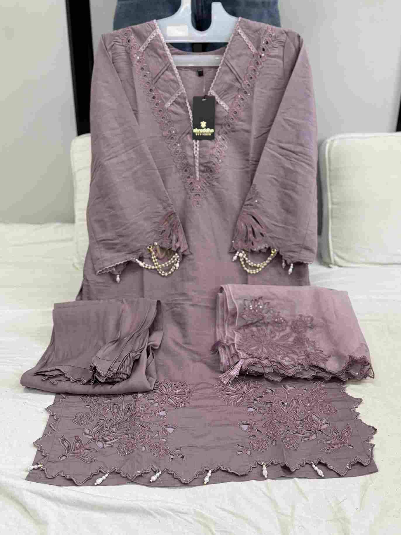 Mushk Hit Design R-1004 Colours By Mushk R-1004-A To R-1004-D Series Beautiful Winter Collection Pakistani Suits Stylish Fancy Colorful Casual Wear & Ethnic Wear Pure Roman Silk Embroidery Dresses At Wholesale Price