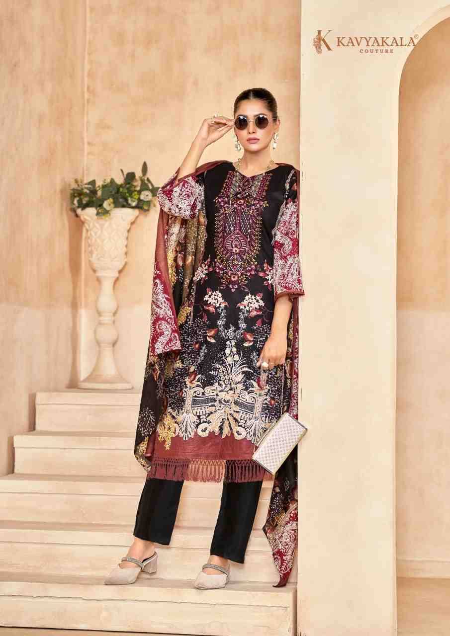 Rihaana Vol-8 By Kavyakala 1001 To 1006 Series Beautiful Festive Suits Stylish Fancy Colorful Casual Wear & Ethnic Wear Pure Cambric Print Dresses At Wholesale Price