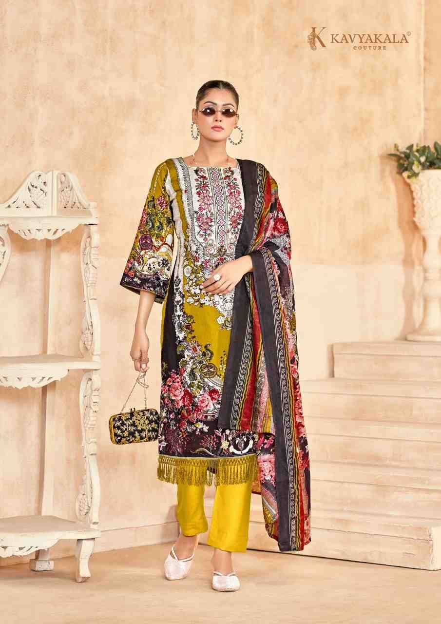 Rihaana Vol-8 By Kavyakala 1001 To 1006 Series Beautiful Festive Suits Stylish Fancy Colorful Casual Wear & Ethnic Wear Pure Cambric Print Dresses At Wholesale Price