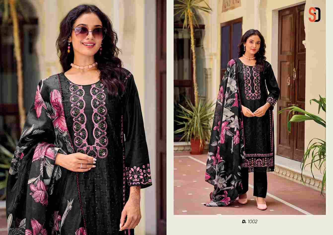 Mariya By Shraddha Designer 1001 To 1004 Series Beautiful Pakistani Suits Colorful Stylish Fancy Casual Wear & Ethnic Wear Pure Cotton Embroidered Dresses At Wholesale Price