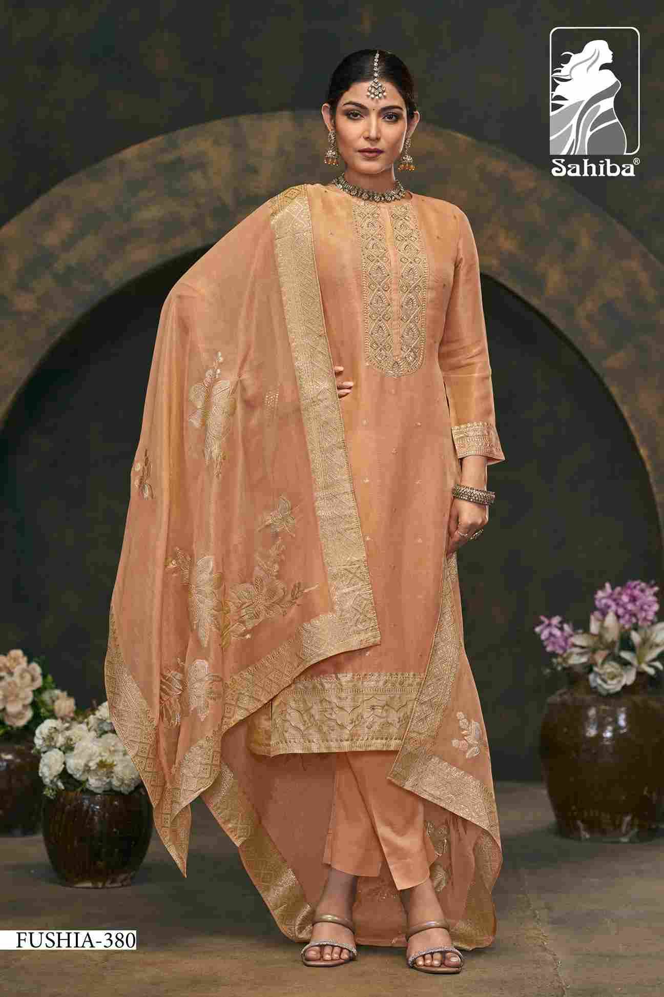 Fushia By Sahiba Fabrics Beautiful Festive Suits Colorful Stylish Fancy Casual Wear & Ethnic Wear Simmer Jacquard Dresses At Wholesale Price