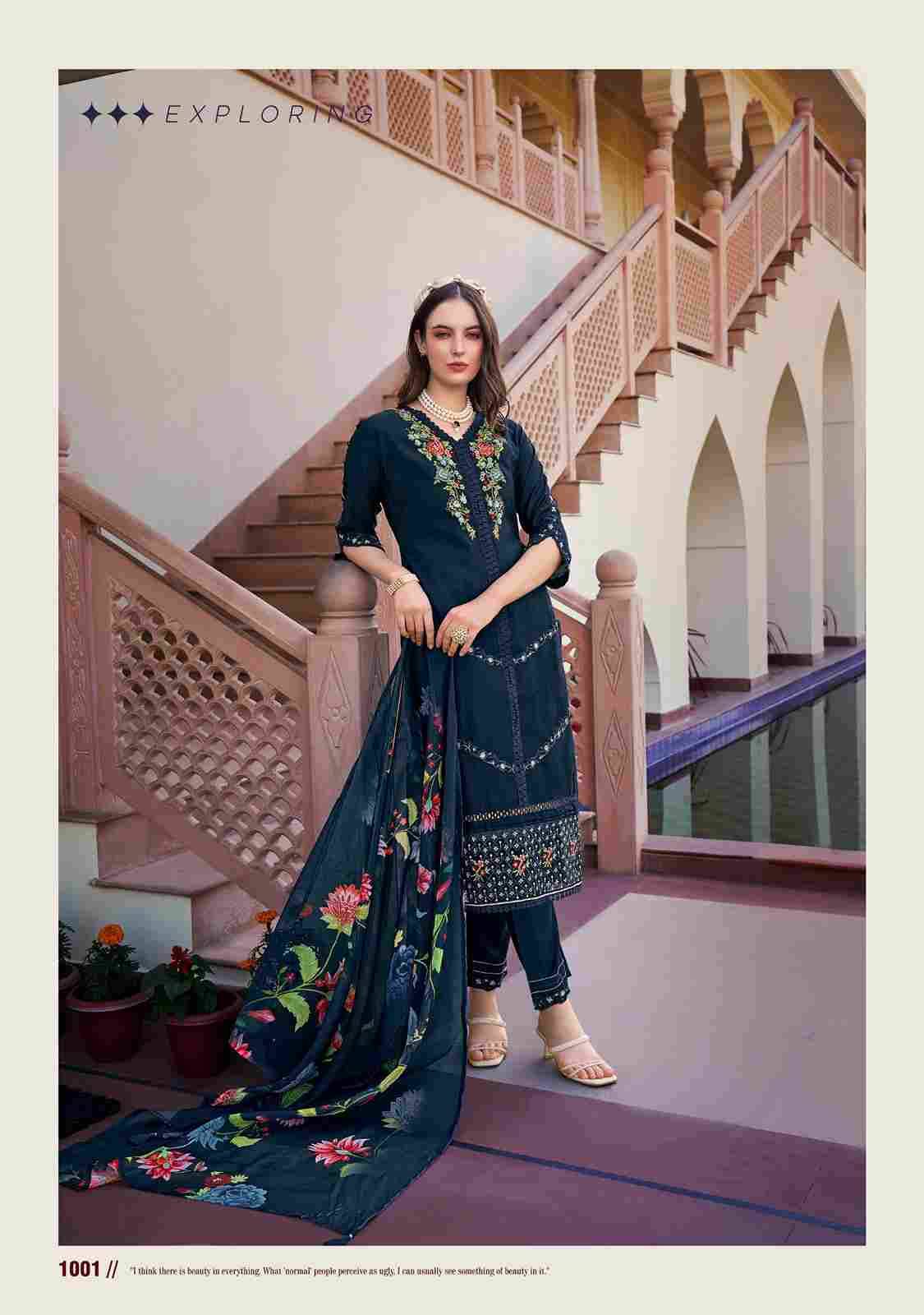 Sajda By Lady Leela 1001 To 1006 Series Designer Festive Suits Collection Beautiful Stylish Fancy Colorful Party Wear & Occasional Wear Pure Viscose Dresses At Wholesale Price