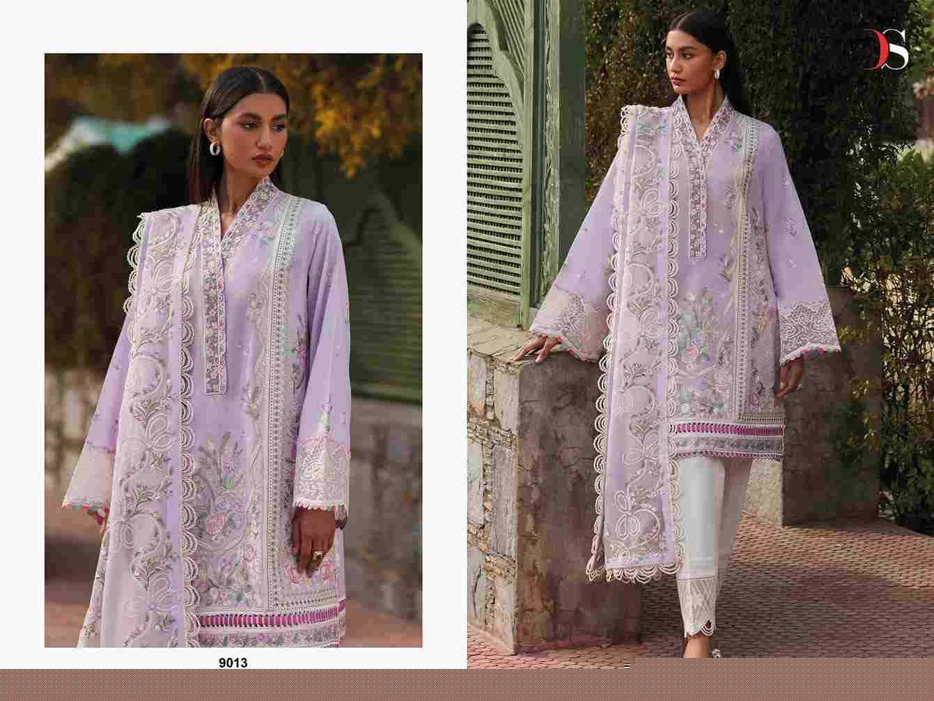Elan Lawn-25 By Deepsy Suits 9011 To 9016 Series Designer Pakistani Suits Beautiful Stylish Fancy Colorful Party Wear & Occasional Wear Pure Cotton Embroidered Dresses At Wholesale Price