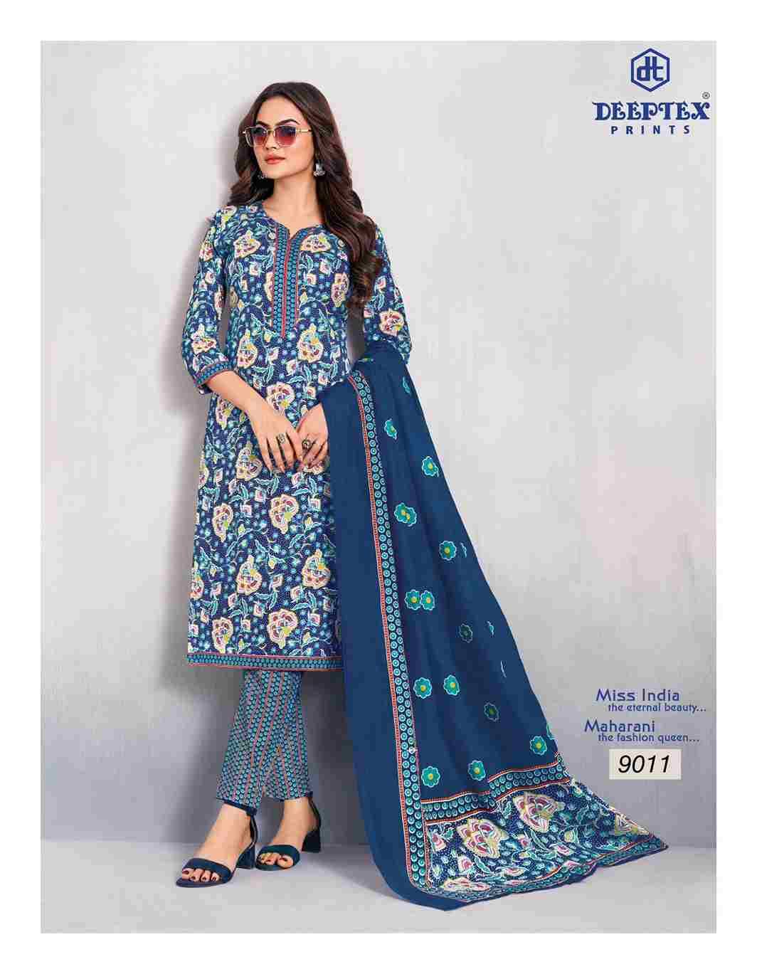 Miss India Vol-90 By Deeptex Prints 9001 To 9016 Series Beautiful Festive Suits Stylish Fancy Colorful Casual Wear & Ethnic Wear Cotton Print Dresses At Wholesale Price