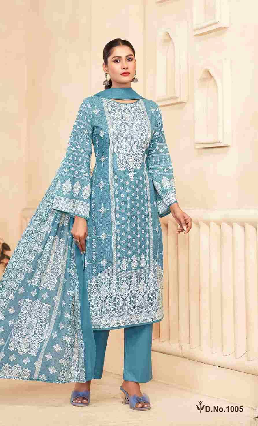 Kismat Vol-1 By Chetak Fashion 1001 To 1010 Series Beautiful Festive Suits Colorful Stylish Fancy Casual Wear & Ethnic Wear Cotton Print Dresses At Wholesale Price