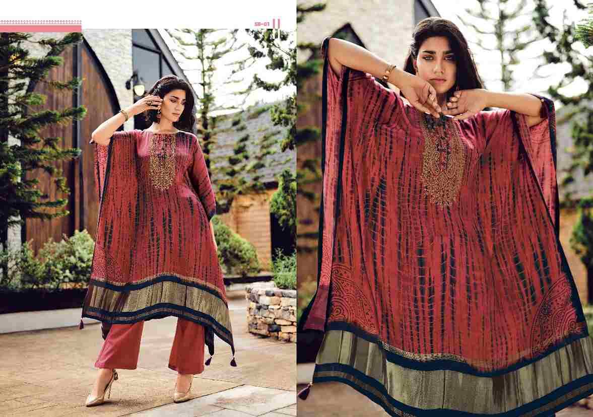Shibori By Varsha 01 To 04 Series Designer Stylish Fancy Colorful Beautiful Party Wear & Ethnic Wear Collection Pure Viscose Kaftan With Bottom At Wholesale Price