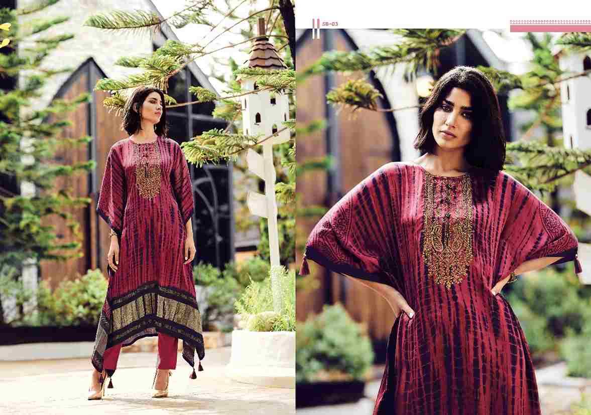 Shibori By Varsha 01 To 04 Series Designer Stylish Fancy Colorful Beautiful Party Wear & Ethnic Wear Collection Pure Viscose Kaftan With Bottom At Wholesale Price