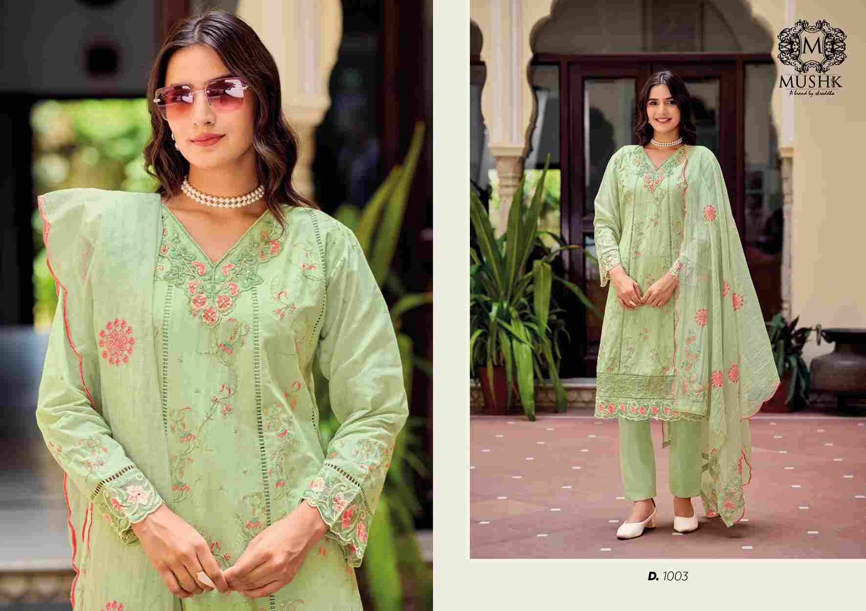 Zahra By Mushk 1001 To 1004 Series Beautiful Winter Collection Pakistani Suits Stylish Fancy Colorful Casual Wear & Ethnic Wear Pure Cotton Embroidery Dresses At Wholesale Price