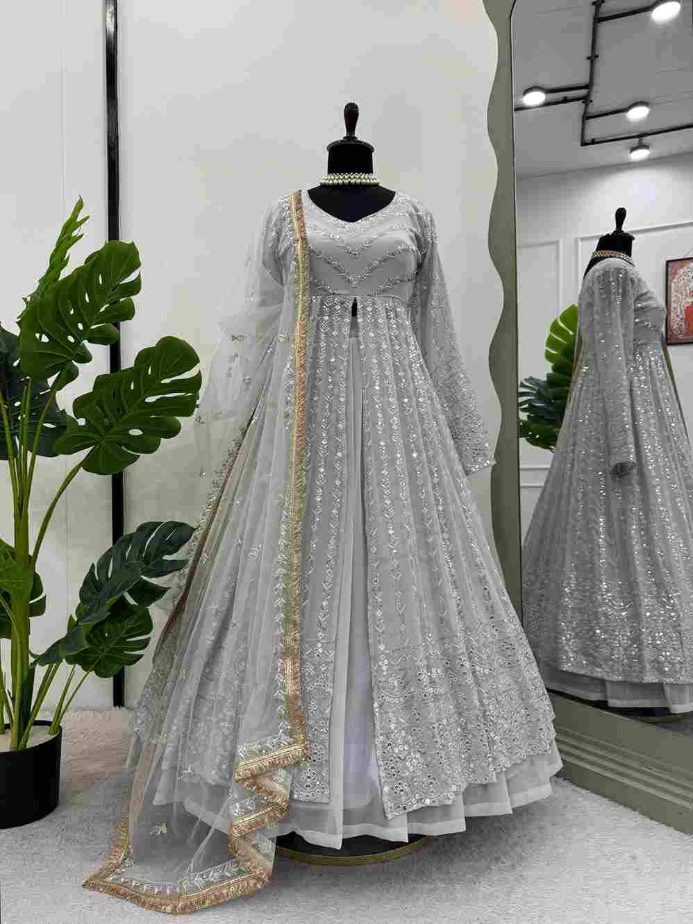 6453 By Fashid Wholesale 01 To 04 Series Kd Beautiful Festive Suits Colorful Stylish Fancy Casual Wear & Ethnic Wear Faux Georgette Dresses At Wholesale Price