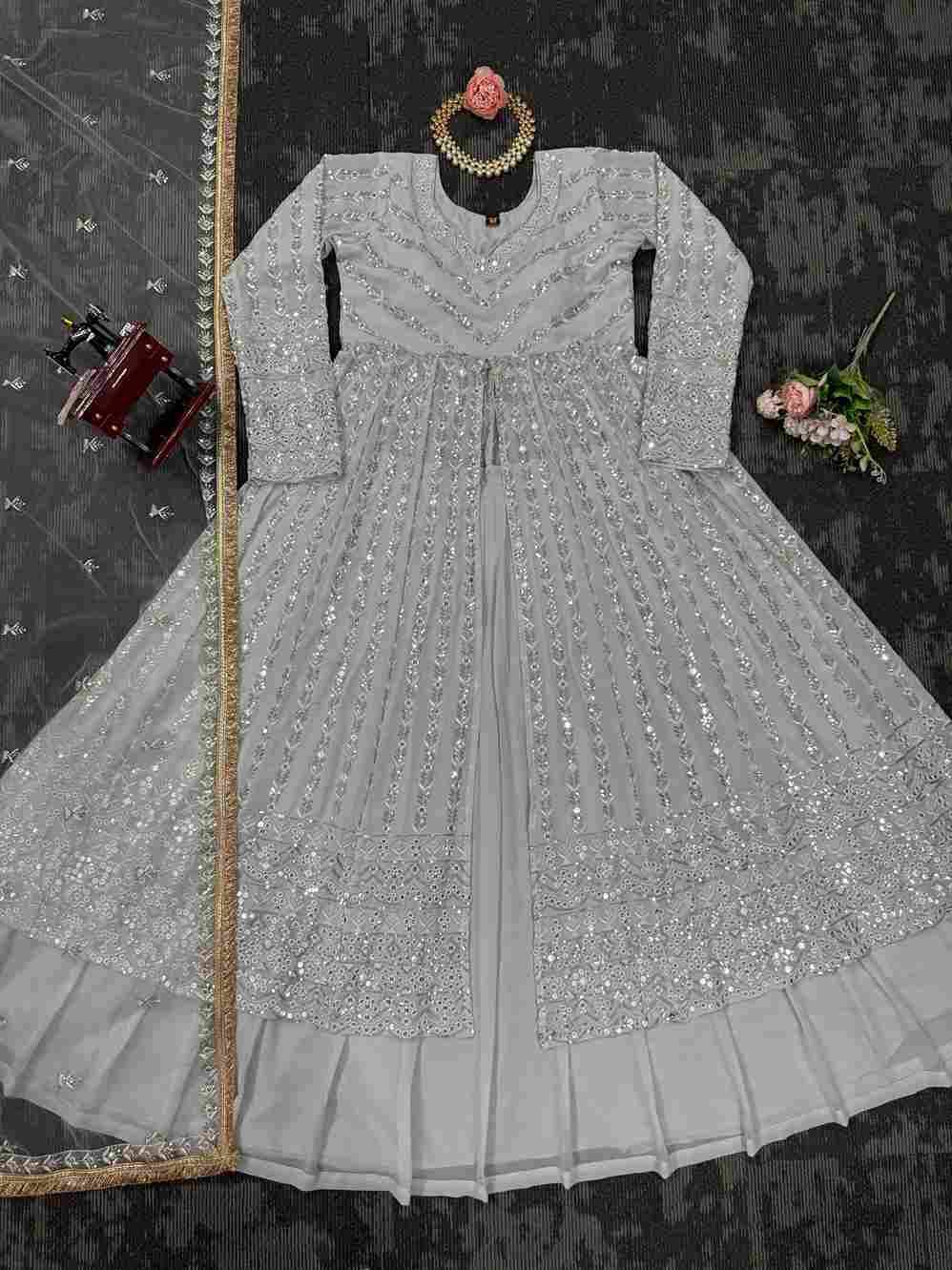 6453 By Fashid Wholesale 01 To 04 Series Kd Beautiful Festive Suits Colorful Stylish Fancy Casual Wear & Ethnic Wear Faux Georgette Dresses At Wholesale Price