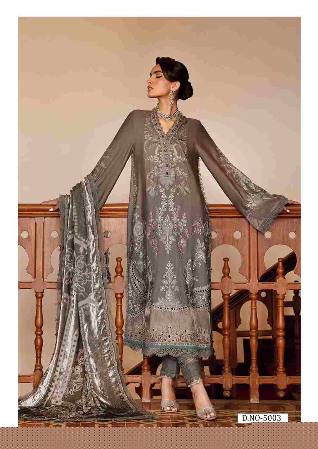 Qurbat Vol-5 By Mizaj 5001 To 5006 Series Beautiful Suits Colorful Stylish Fancy Casual Wear & Ethnic Wear Premium Cotton Print Dresses At Wholesale Price
