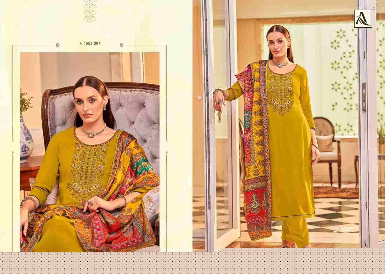 Saundarya Vol-2 By Alok Suit 1583-001 To 1583-008 Series Beautiful Stylish Festive Suits Fancy Colorful Casual Wear & Ethnic Wear & Ready To Wear Pure Viscose Rayon Dresses At Wholesale Price