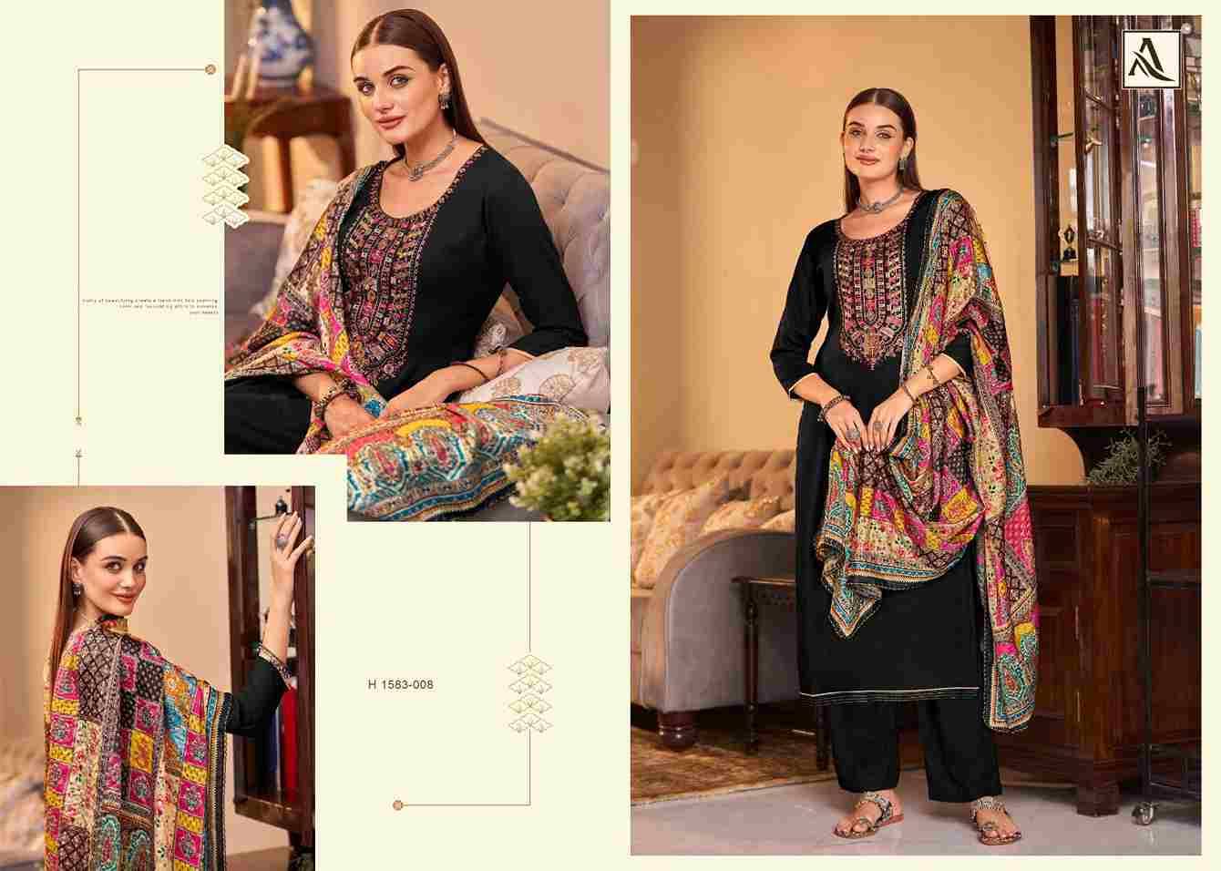Saundarya Vol-2 By Alok Suit 1583-001 To 1583-008 Series Beautiful Stylish Festive Suits Fancy Colorful Casual Wear & Ethnic Wear & Ready To Wear Pure Viscose Rayon Dresses At Wholesale Price