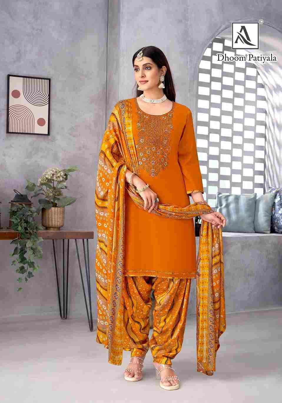 Dhoom Patiyala By Alok Suit 1741-001 To 1741-008 Series Beautiful Festive Suits Colorful Stylish Fancy Casual Wear & Ethnic Wear Pure Viscose Rayon Dresses At Wholesale Price