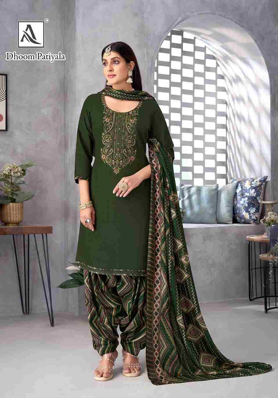Dhoom Patiyala By Alok Suit 1741-001 To 1741-008 Series Beautiful Festive Suits Colorful Stylish Fancy Casual Wear & Ethnic Wear Pure Viscose Rayon Dresses At Wholesale Price