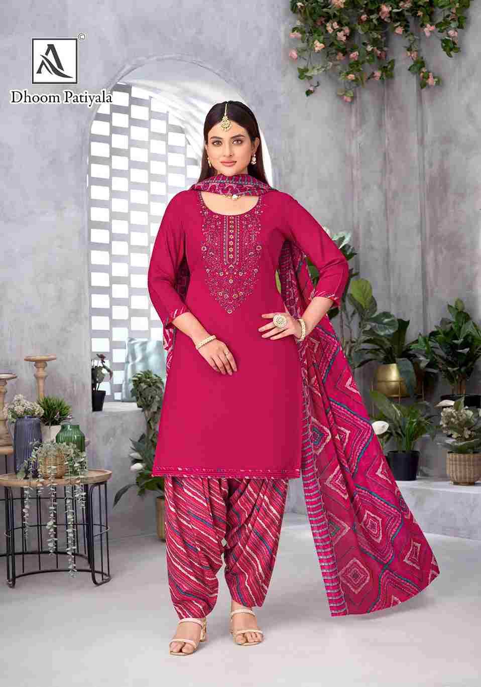 Dhoom Patiyala By Alok Suit 1741-001 To 1741-008 Series Beautiful Festive Suits Colorful Stylish Fancy Casual Wear & Ethnic Wear Pure Viscose Rayon Dresses At Wholesale Price