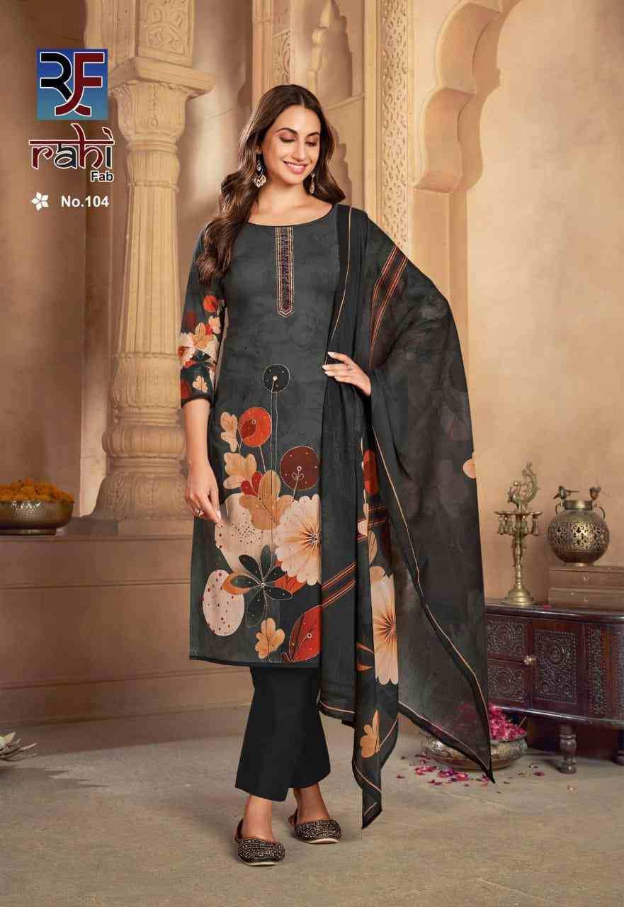 Rose Gold By Rahi Fab 101 To 108 Series Beautiful Pakistani Suits Stylish Fancy Colorful Party Wear & Occasional Wear Pure Cambric Cotton Dresses At Wholesale Price
