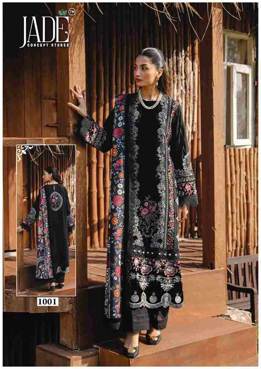 Bin Saeed Vol-10 By Jade 1001 To 1006 Series Beautiful Festive Suits Stylish Fancy Colorful Casual Wear & Ethnic Wear Pure Lawn Cotton Print Dresses At Wholesale Price