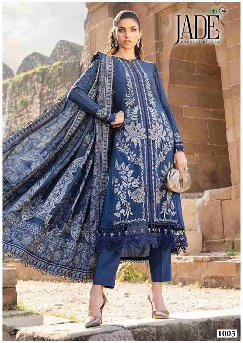 Bin Saeed Vol-10 By Jade 1001 To 1006 Series Beautiful Festive Suits Stylish Fancy Colorful Casual Wear & Ethnic Wear Pure Lawn Cotton Print Dresses At Wholesale Price