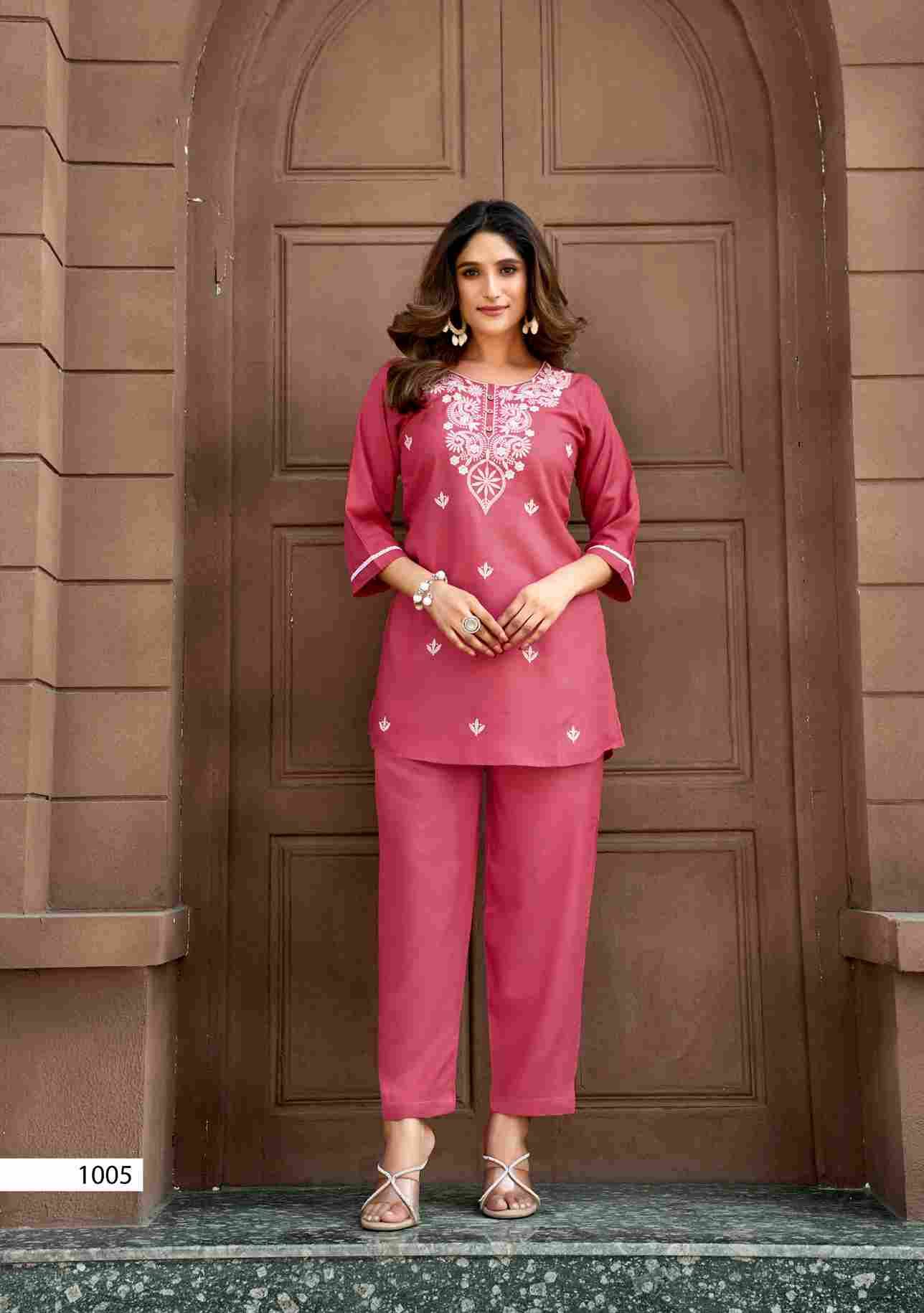 Polo By Tips And Tops 1001 To 1006 Series Designer Stylish Fancy Colorful Beautiful Party Wear & Ethnic Wear Collection Rayon Slub Co-Ords At Wholesale Price