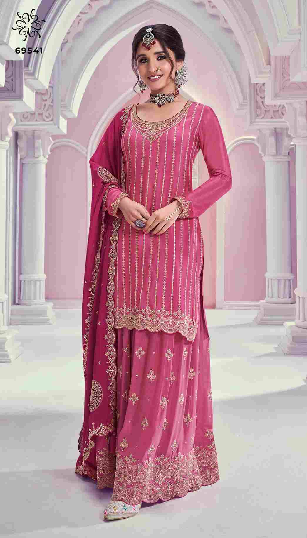 Rangrasiya Hit List By Vinay Fashion Beautiful Sharara Suits Colorful Stylish Fancy Casual Wear & Ethnic Wear Pure Chinnon Dresses At Wholesale Price