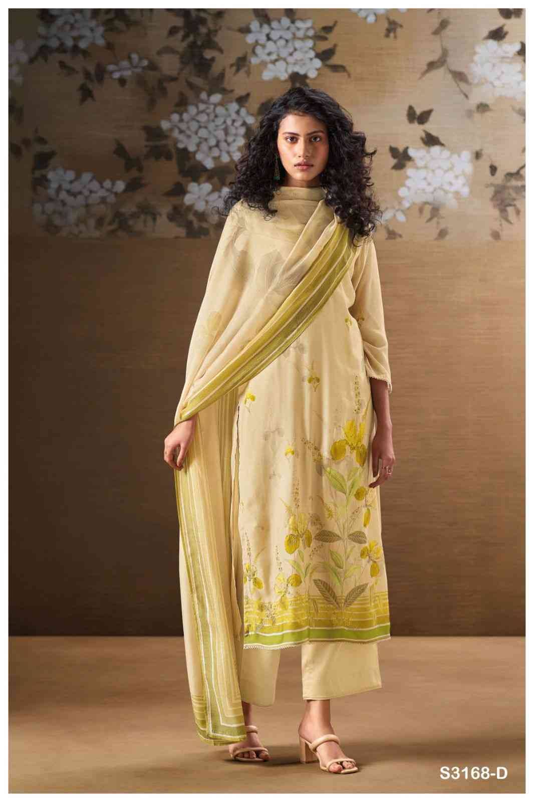 Jaera-3168 By Ganga Fashion 3168-A To 3168-D Series Beautiful Festive Suits Colorful Stylish Fancy Casual Wear & Ethnic Wear Bemberg Silk Dresses At Wholesale Price