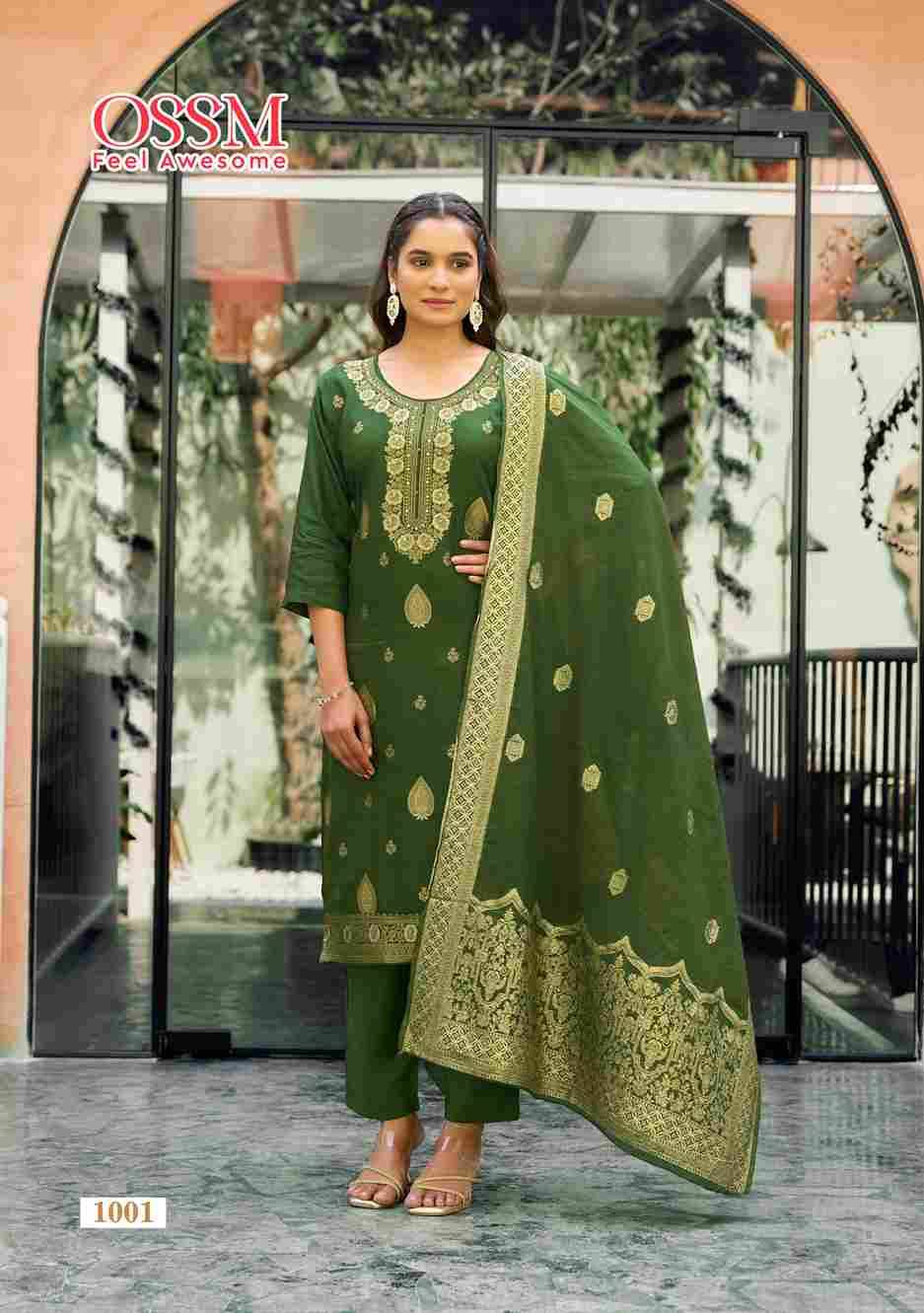 Mishti By Ossm 1001 To 1006 Series Beautiful Stylish Festive Suits Fancy Colorful Casual Wear & Ethnic Wear & Ready To Wear Pure Viscose Silk Dresses At Wholesale Price