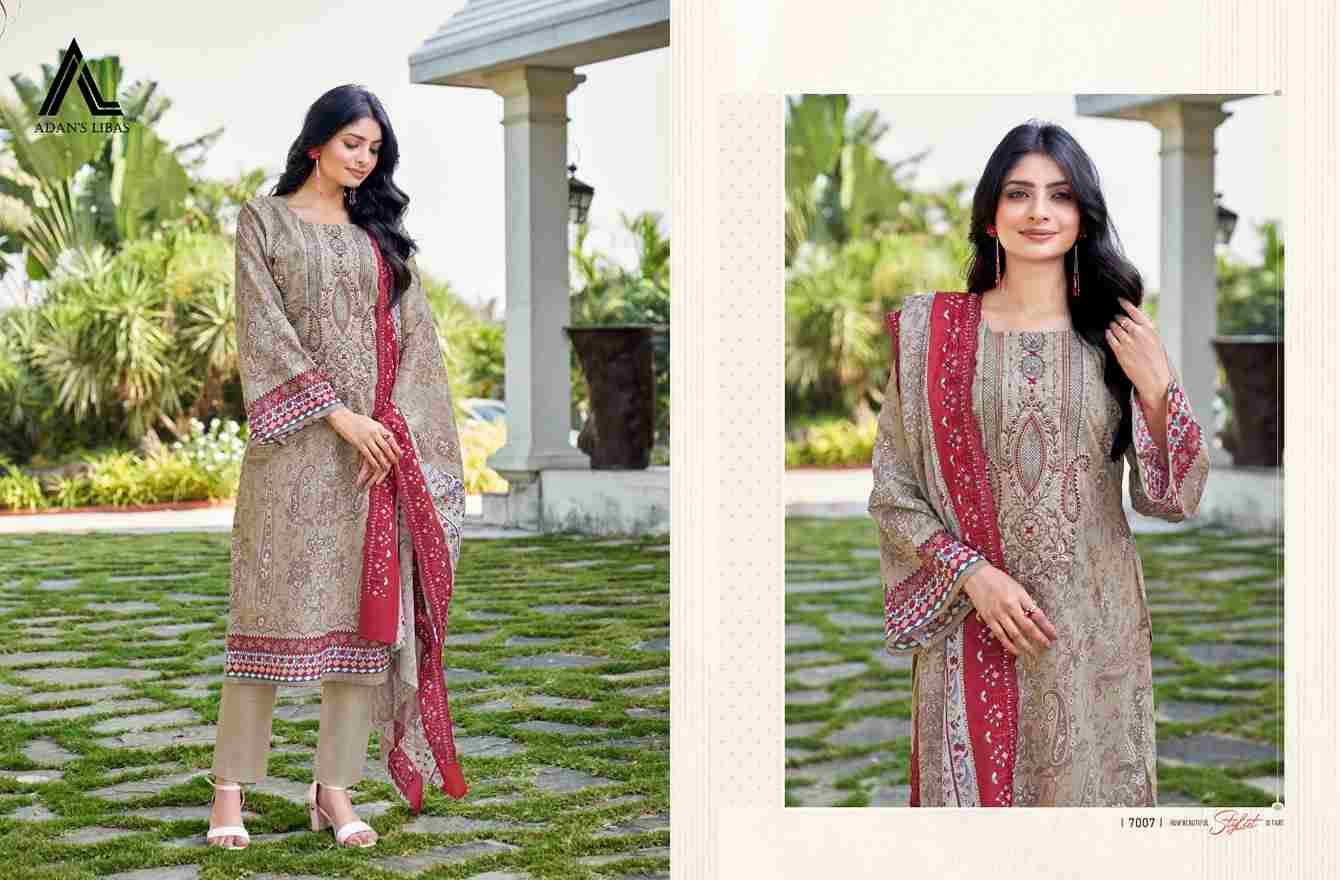 Guzarish Vol-7 By Adans Libas 7001 To 7008 Series Beautiful Festive Suits Stylish Fancy Colorful Casual Wear & Ethnic Wear Cambric Cotton Print Dresses At Wholesale Price