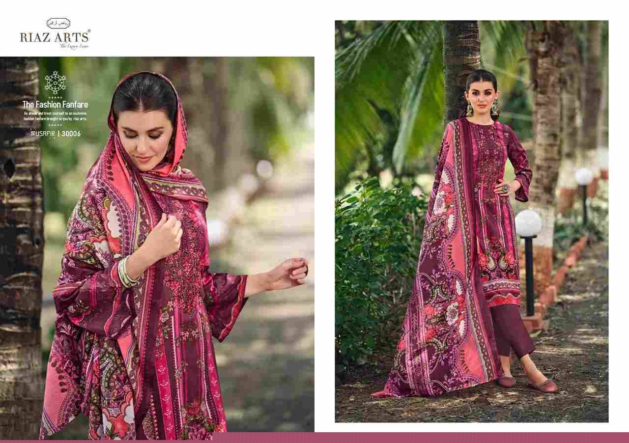 Musafir Vol-19 By Riaz Arts 30001 To 30008 Series Wholesale Designer Pakistani Suits Collection Beautiful Stylish Fancy Colorful Party Wear & Occasional Wear Pure Lawn Print With Embroidered Dresses At Wholesale Price