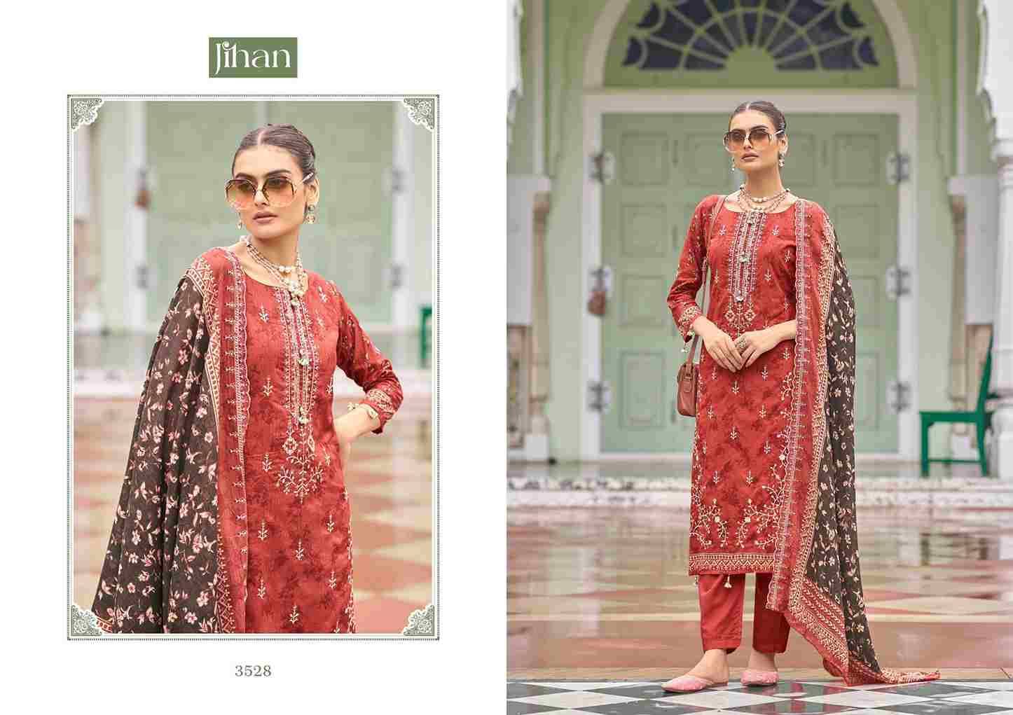 Bin Saeed Vol-15 By Jihan 3528 To 3531 Series Beautiful Stylish Pakistani Suits Fancy Colorful Casual Wear & Ethnic Wear & Ready To Wear Pure Lawn Print Dresses At Wholesale Price