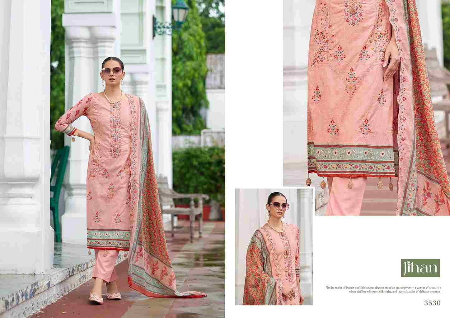 Bin Saeed Vol-15 By Jihan 3528 To 3531 Series Beautiful Stylish Pakistani Suits Fancy Colorful Casual Wear & Ethnic Wear & Ready To Wear Pure Lawn Print Dresses At Wholesale Price