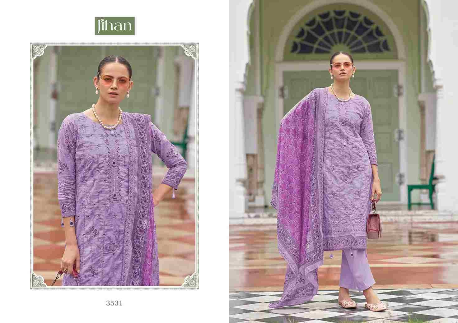 Bin Saeed Vol-15 By Jihan 3528 To 3531 Series Beautiful Stylish Pakistani Suits Fancy Colorful Casual Wear & Ethnic Wear & Ready To Wear Pure Lawn Print Dresses At Wholesale Price