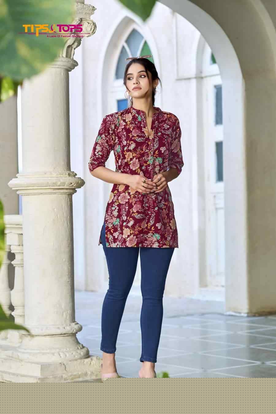 Cotton Shorties Vol-6 By Tips And Tops 1001 To 1006 Series Designer Stylish Fancy Colorful Beautiful Party Wear & Ethnic Wear Collection Premium Cotton Tops At Wholesale Price