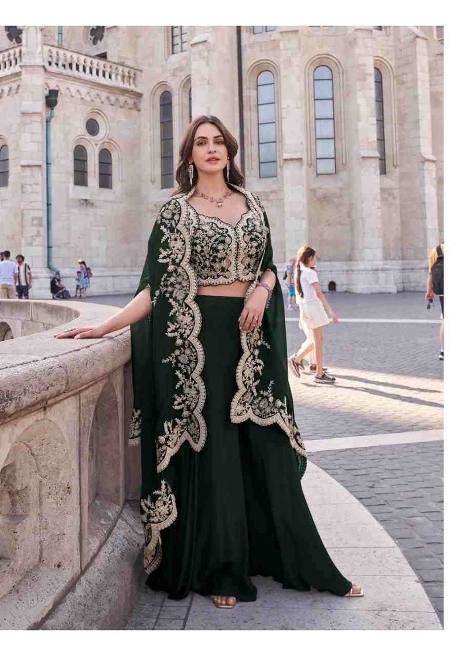 Jannat Platinum By Sayuri 5574-A To 5574-D Series Designer Stylish Fancy Colorful Beautiful Party Wear & Ethnic Wear Collection Premium Silk Tops With Bottom At Wholesale Price