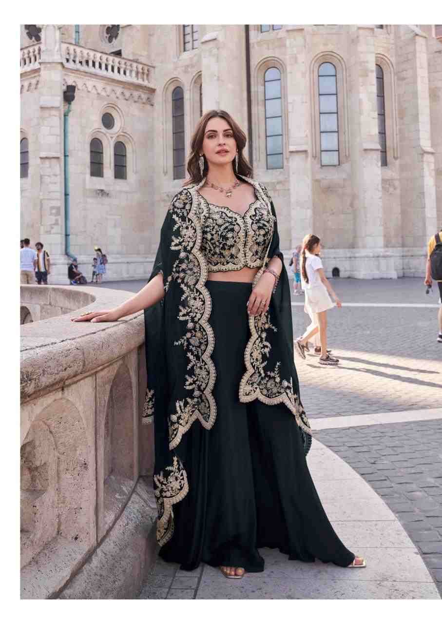 Jannat Platinum By Sayuri 5574-A To 5574-D Series Designer Stylish Fancy Colorful Beautiful Party Wear & Ethnic Wear Collection Premium Silk Tops With Bottom At Wholesale Price