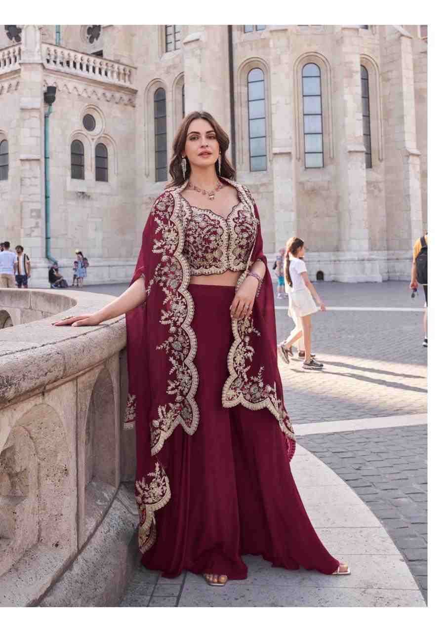 Jannat Platinum By Sayuri 5574-A To 5574-D Series Designer Stylish Fancy Colorful Beautiful Party Wear & Ethnic Wear Collection Premium Silk Tops With Bottom At Wholesale Price