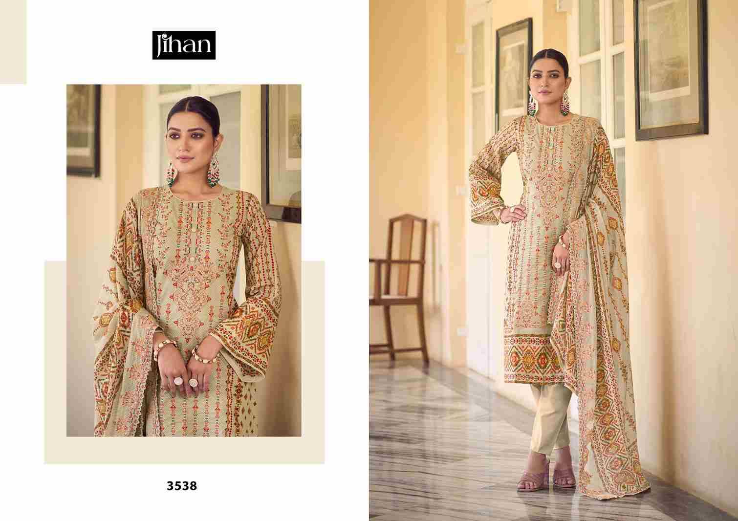 Bin Saeed Remix Vol-3 By Jihan 3536 To 3539 Series Beautiful Stylish Pakistani Suits Fancy Colorful Casual Wear & Ethnic Wear & Ready To Wear Pure Lawn Print Dresses At Wholesale Price